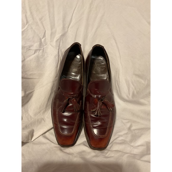 Young Quinlan Johnston and Murphy Tassel Brown Loafer Used - size 10 - Picture 5 of 6